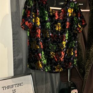 Colorful Floral Women's Top